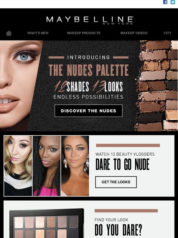 Maybelline Dare To Go Nude The Nudes Palette Is Here Milled