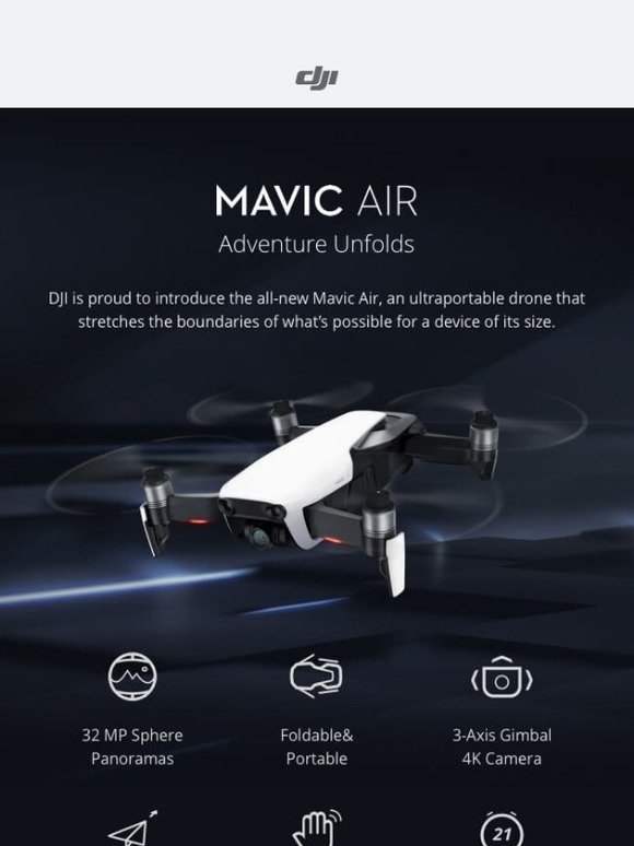 Dji Introducing The Mavic Air Milled