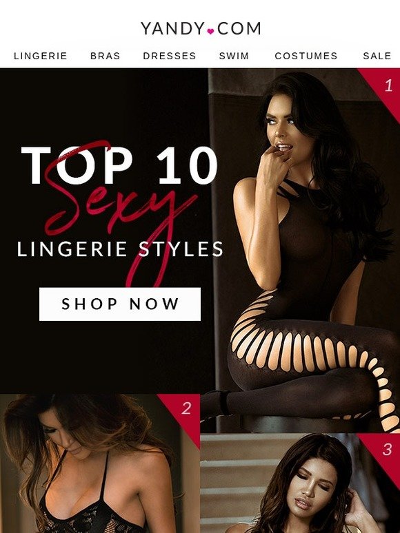 Yandy TOP 10 Sexy Lingerie Milled