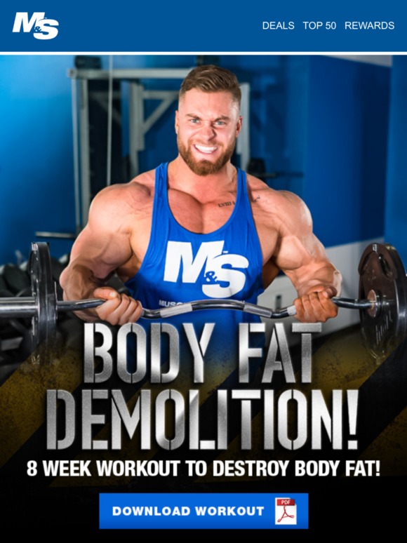 Muscle Strength Body Fat Demolition Week Workout To Destroy Body