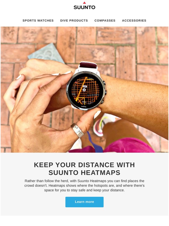 Suunto Keep Your Distance With Heatmaps Milled