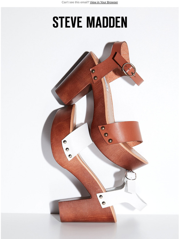 Steve Madden Your Favorite Wooden Heel In New Colors Milled