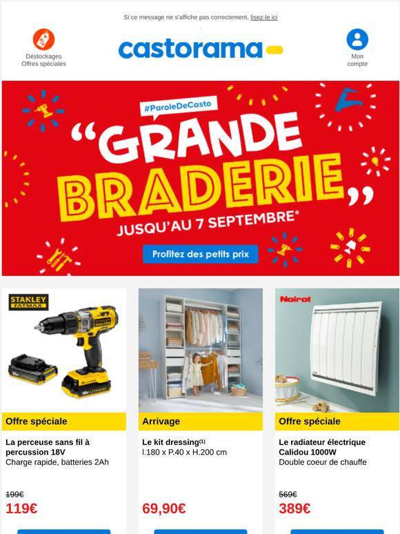 Castorama FR Les Bonnes Affaires De La Grande Braderie C Est Parti