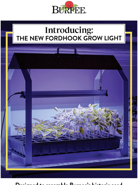 Burpee Gardening Introducing The Fordhook Grow Light Milled