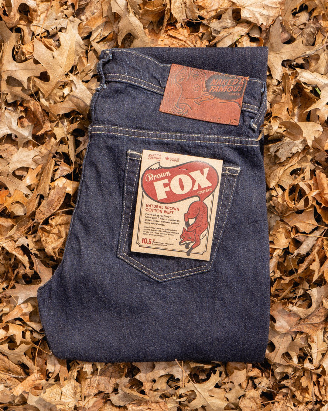 Naked And Famous Denim The Brown Fox Selvedge Is Available Now Milled
