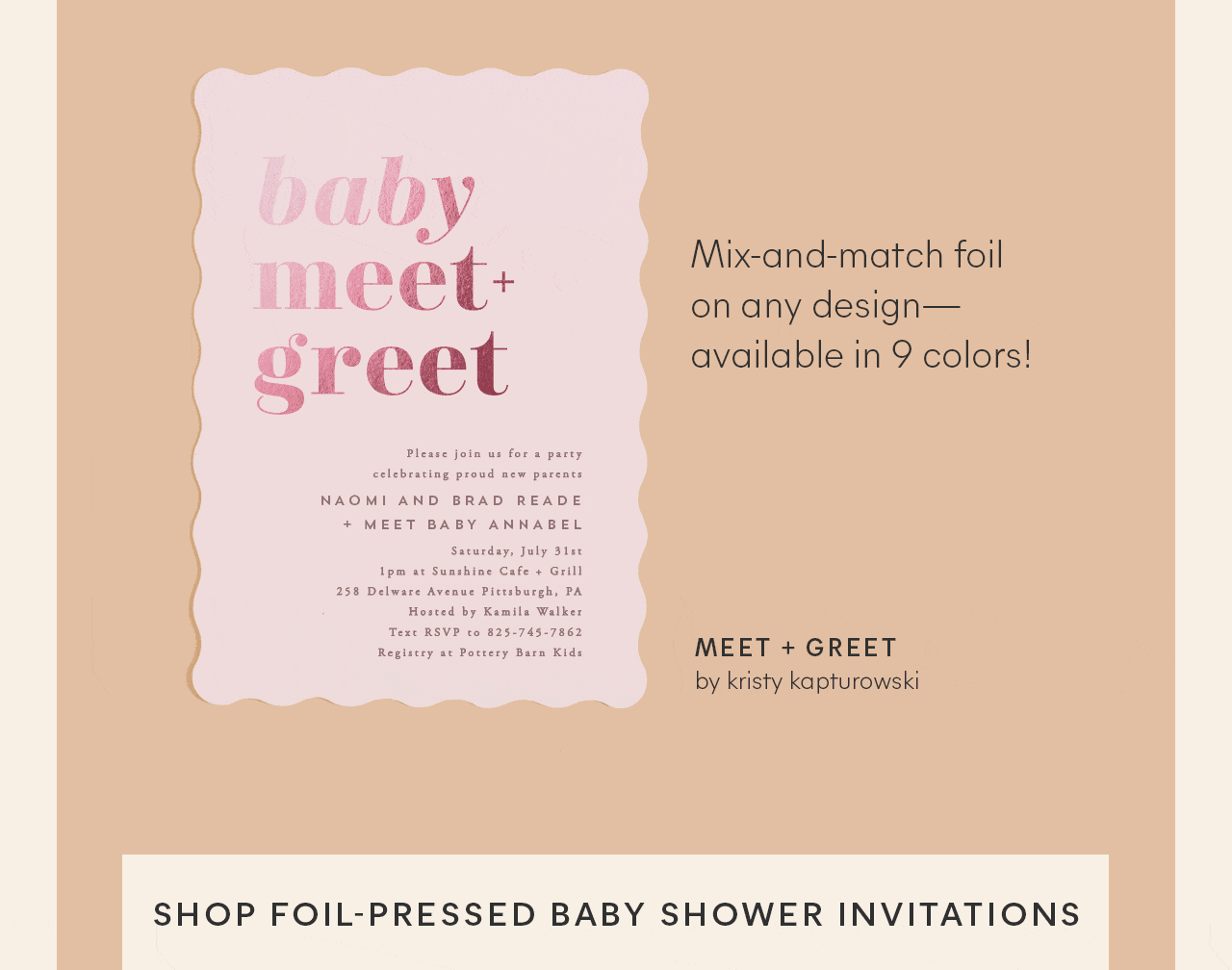 new baby shower invitations for summer celebrations.