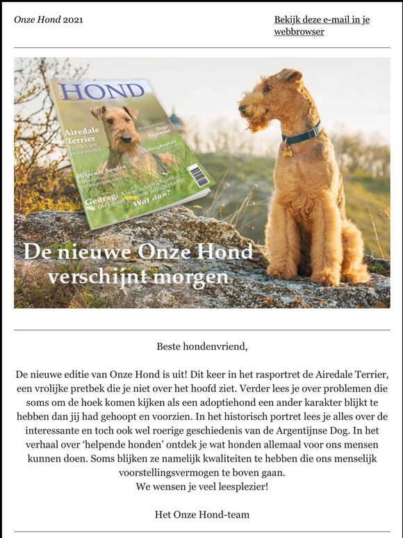 Onzehond Nl Onze Hond Rasportret Airedale Terrier Nieuwe Editie