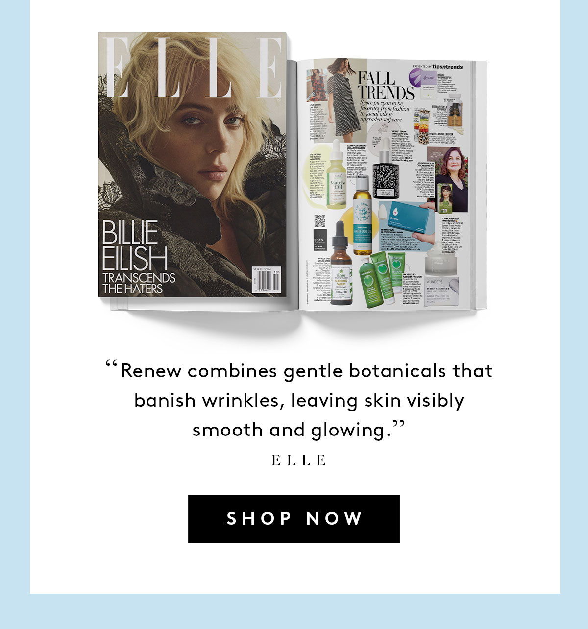 Naked Thriving Llc Elle Magazine Loves Our Renew Resurfacing Serum