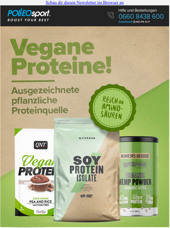 Polleosport Entdecke Unsere Vegane Proteine Milled