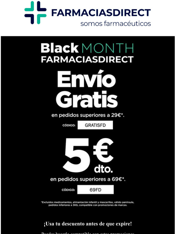 Farmaciasdirect Es Tienes Envo Gratis Y Dto En Tu Pedido Milled