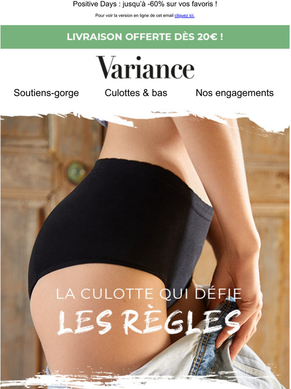 Variance La Marque De Lingerie Pour Elle Nos Culottes Menstruelles