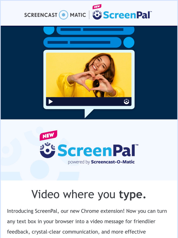 Screencast O Matic Us Canada New Video Messaging Where You Type