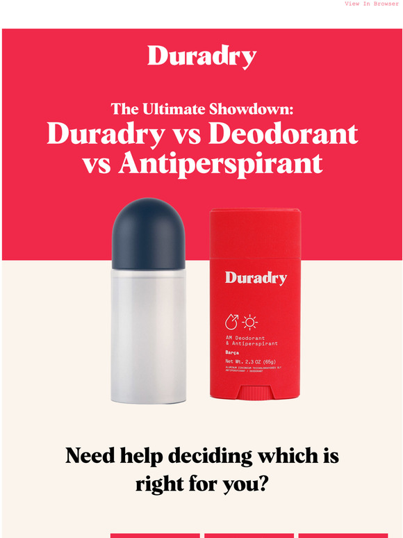 Novadore USA Inc Deodorant Vs Antiperspirant Whats The Difference