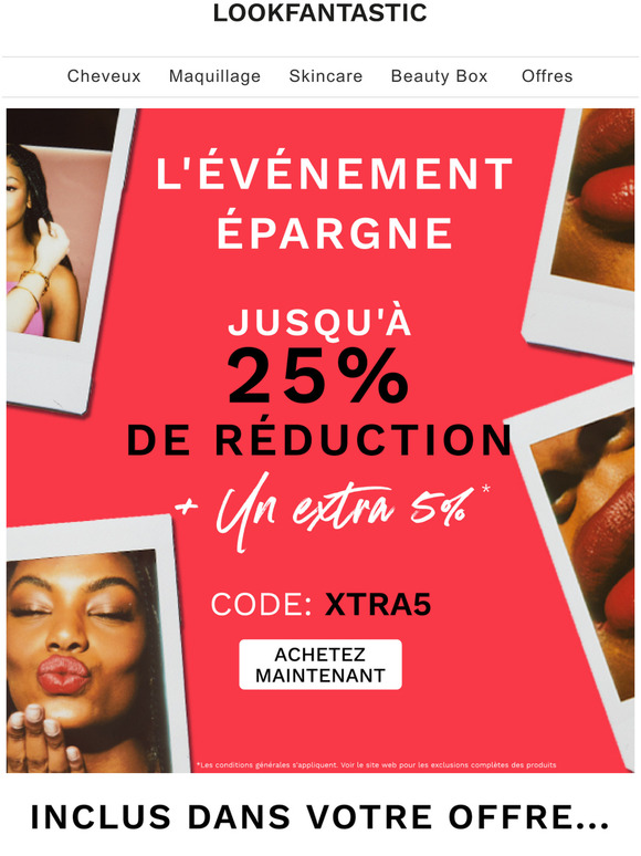 Look Fantastic Profitez D Une Rduction Jusqu 25 5 Extra Sur Vos