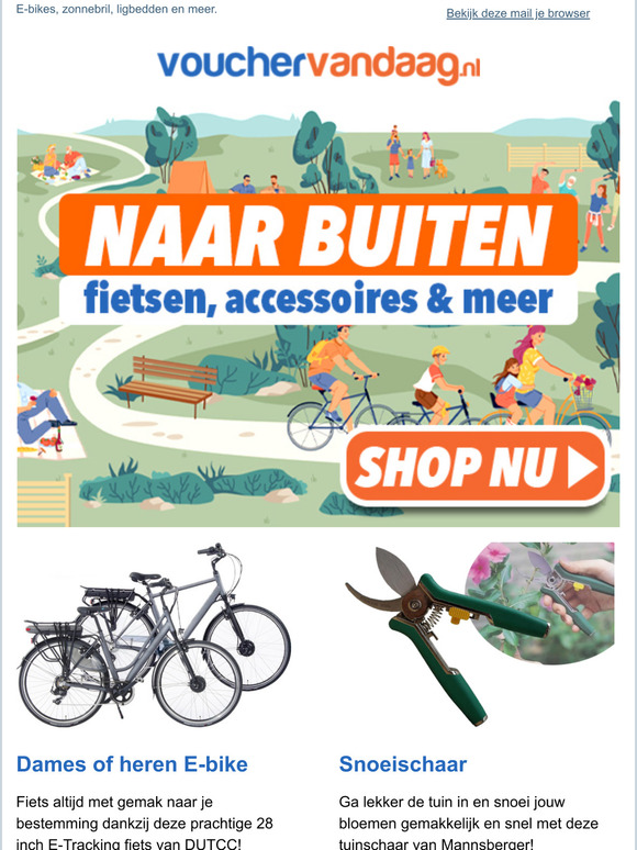 Vouchervandaag Nl Naar Buiten Met Deze Deals Milled