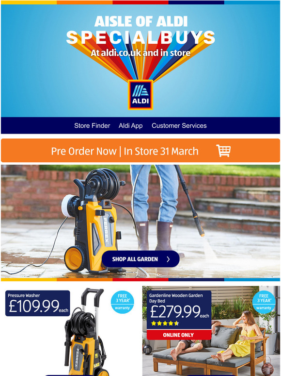 Aldi Uk This Week S Specialbuys Are Now Available To Pre Order Milled