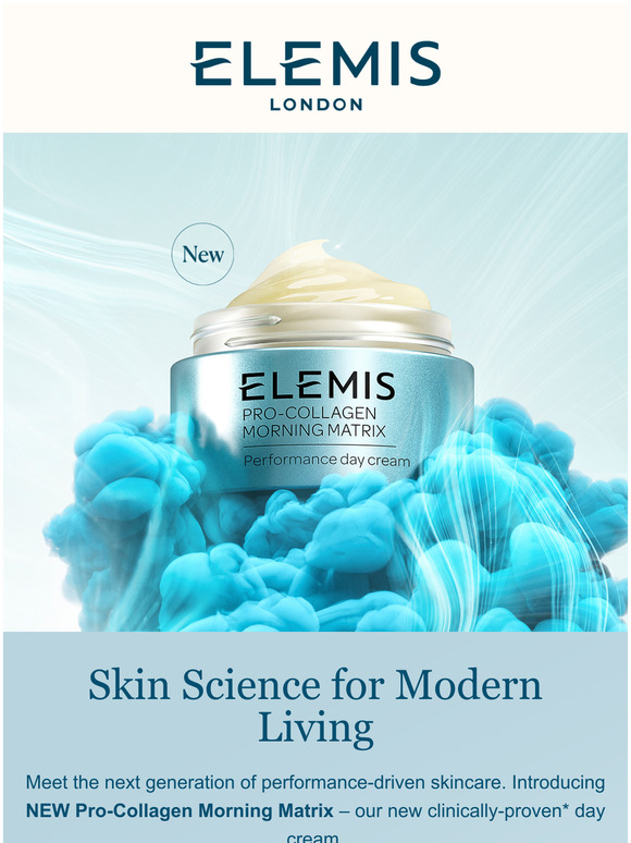 Elemis Introducing The New Pro Collagen Morning Matrix Milled