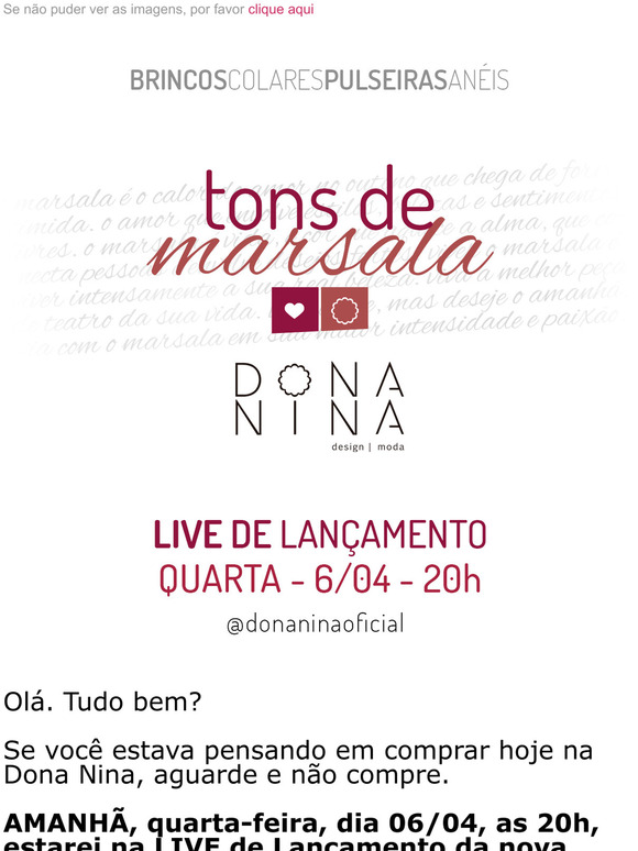 Dona Nina Design Moda Coleo Tons De Marsala Lanamento Amanh Na Dona