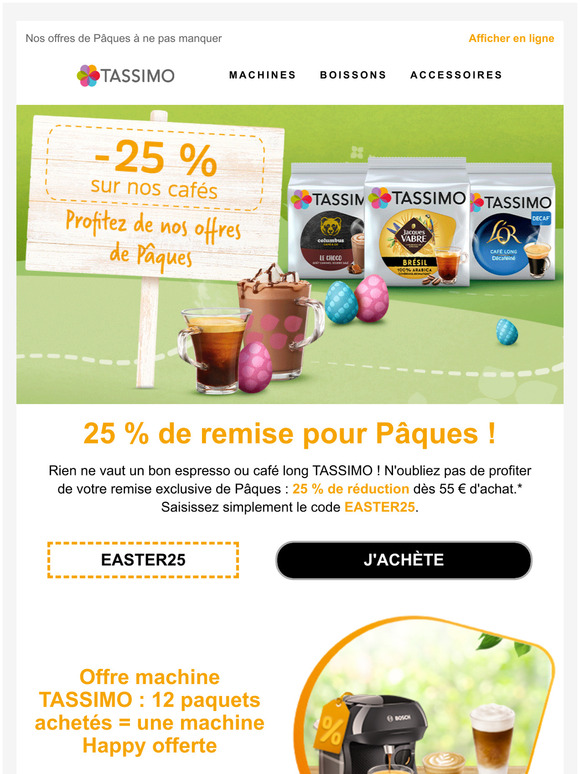 Tassimo De Nos Offres De Pques Ne Pas Manquer Milled