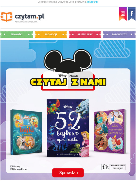 Czytam Disney Czytaj Z Nami Najpikniejsze Bajki Na Dzie Dziecka