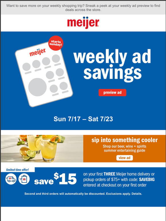 Meijer Get Ready To Save With Your Weekly Ad Preview Milled