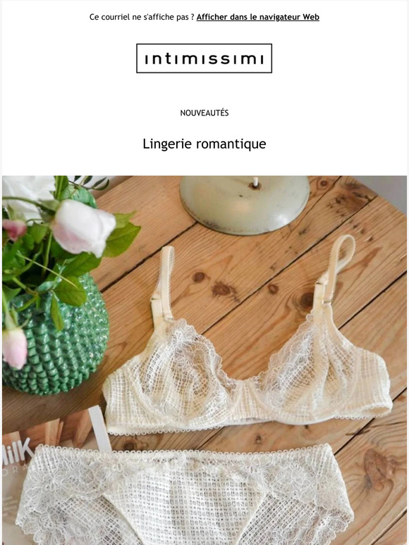 Intimissimi FR Nouvelle Lingerie Inspiration Crochet Tomber