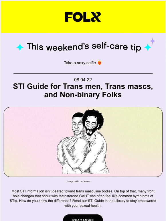 Folx Health Sti Guide For Trans Mascs Trans Men And Non Binary Folks