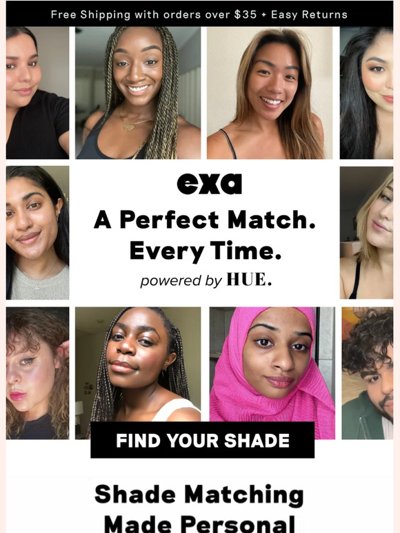 Exa Beauty Ready To Find Your Perfect Shade Match Milled