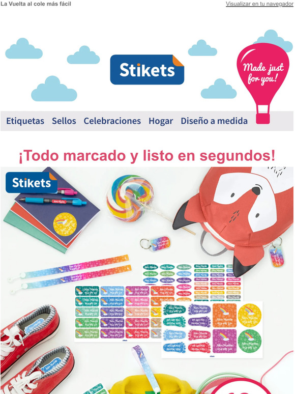 STIKETS ES Prepara La Vuelta Al Cole En 1 Minuto Con Stikets Ahora