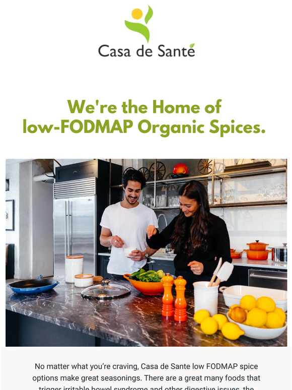 Casa De Sante Low Fodmap Certified Spices For Your Next Dish Milled