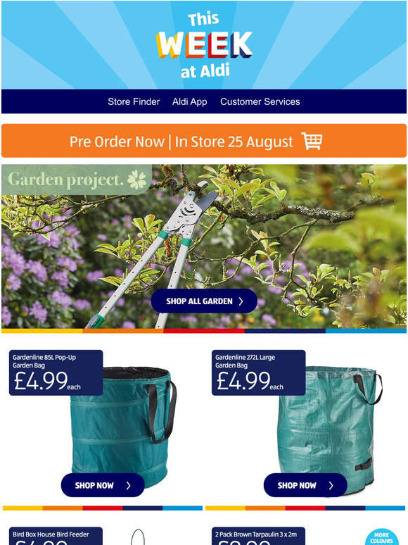 Aldi Uk This Weeks Specialbuys Are Now Available To Pre Order Milled