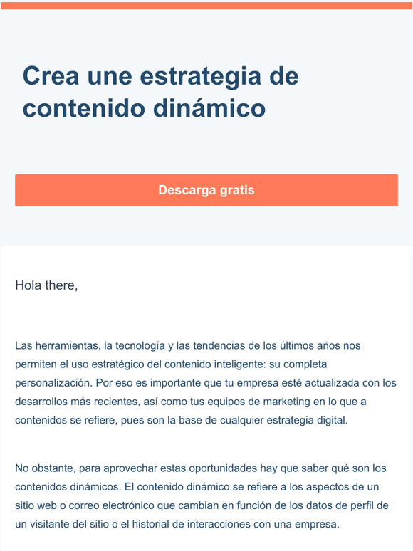 HubSpot Cómo crear una estrategia de contenido dinámico Milled