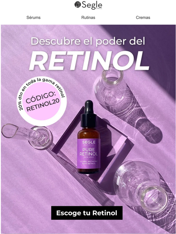 Serums Segle Clinical Beneficios Del Retinol Seg N Tu Tipo De Piel