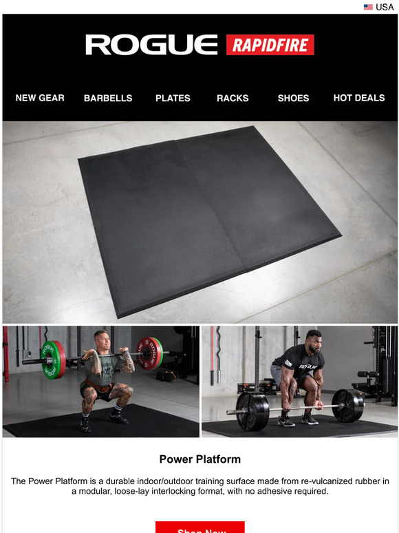 Rogue Fitness Just Launched Power Platform NOBULL Trainer Milled