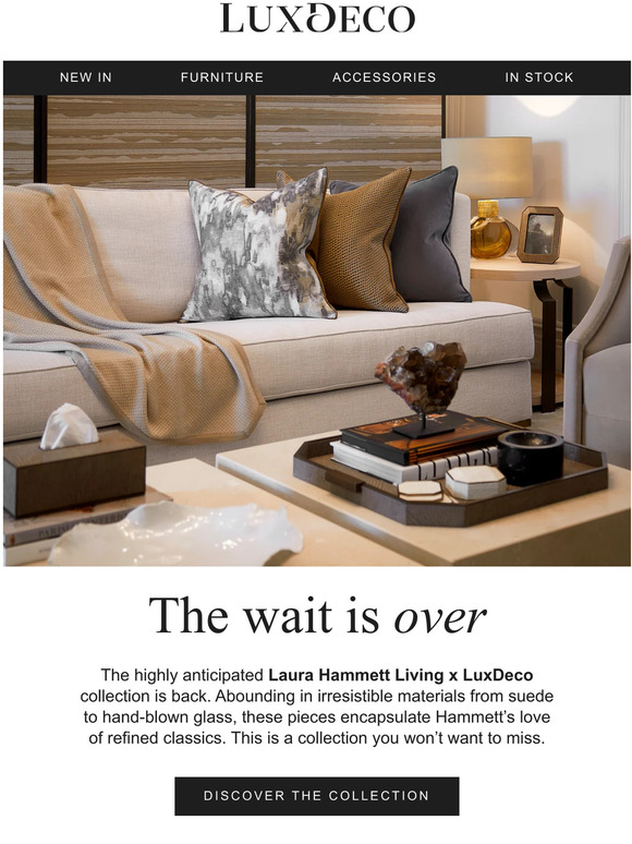 LuxDeco Laura Hammett Living Is Back Milled