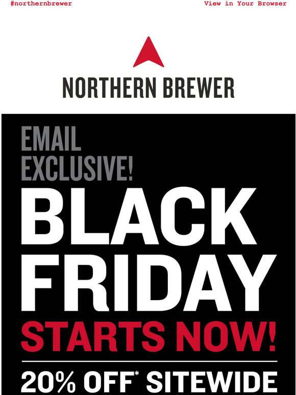 Northern Brewer Home Brewing Supplies Your Early Access Deal Expires