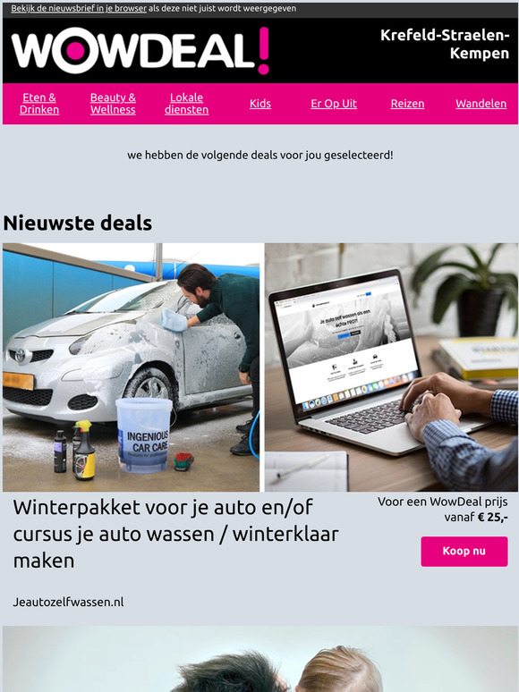 WowDeal NL Winterpakket Voor Je Auto En Of Cursus Je Auto Wassen