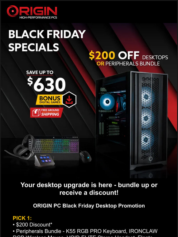 Origin Pc Black Friday Deals At Origin Pc Milled