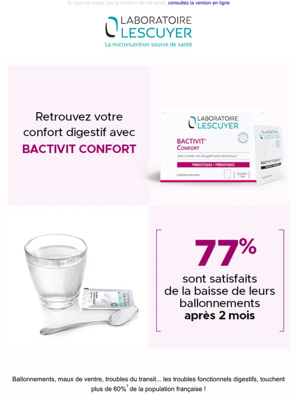 Laboratoire Lescuyer régie DIGESTION Retrouvez votre confort