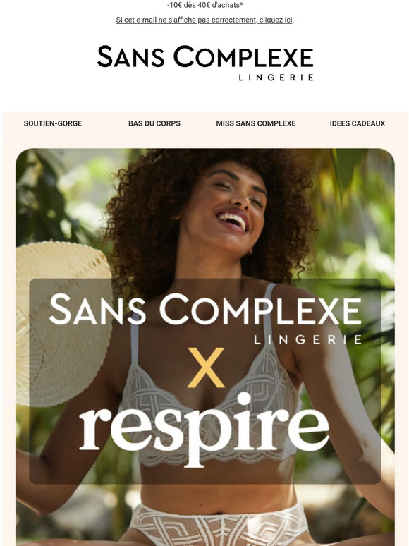 Sans Complexe Sans Complexe Lingerie Craque Pour Respire Milled