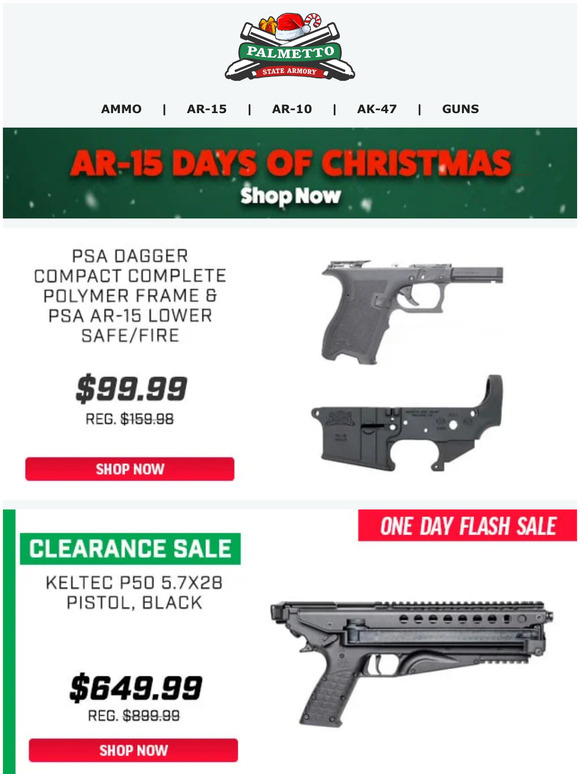 Palmetto State Armory Deck The Halls With Frames And Lowers Psa