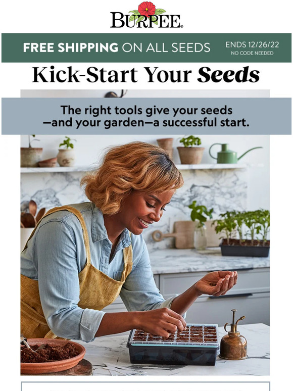 Burpee Gardening Must Have Supplies For Starting Seeds Milled