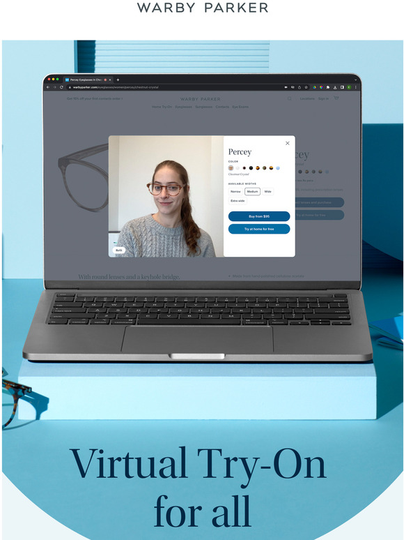 Warby Parker New Virtual Try On From Any Browser Milled