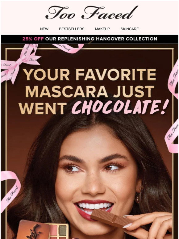 Too Faced What S Better Than Sex NEW Chocolate Mascara Milled