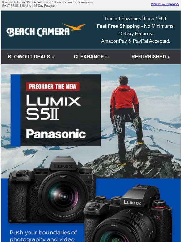 Beach Camera Introducing The Panasonic Lumix Ssii Milled