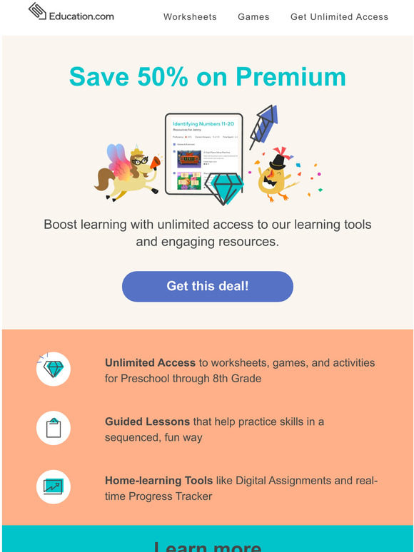 Education Boost Learning With 50 Off Premium Milled