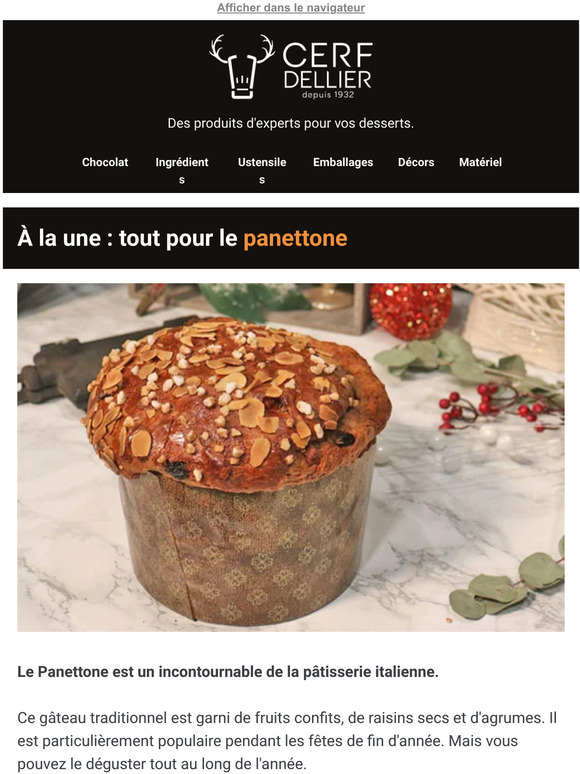 Cerf Dellier Tout Pour Faire Un Excellent Panettone Milled