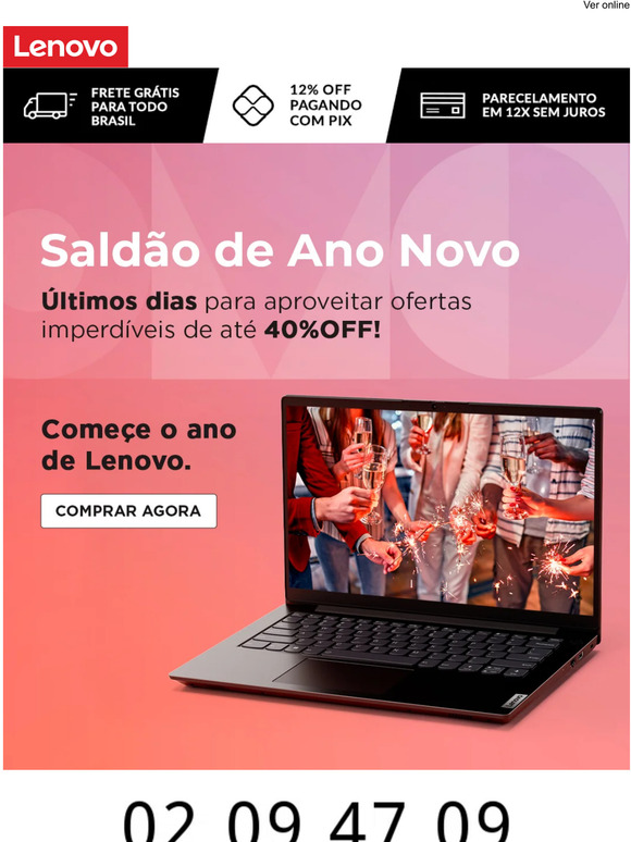 Lenovo Us Corra Para Aproveitar Os Ltimos Dias Do Sald O Milled