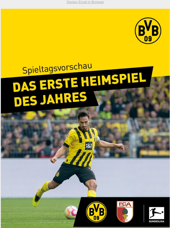 Bvb Borussia Dortmund News Und Infos Zum Ersten Heimspiel Des