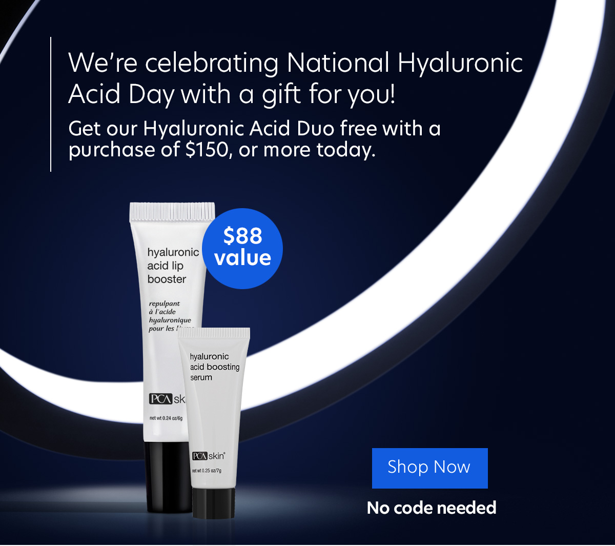 PCA Skin Happy National Hyaluronic Acid Day Get Our Hyaluronic Acid